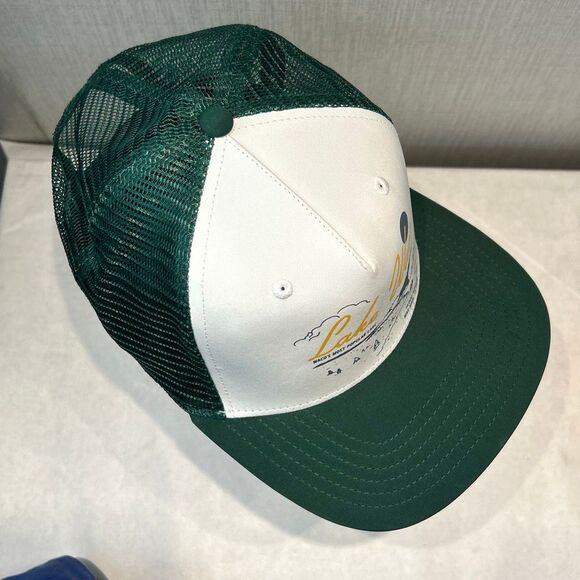 NEW Magnolia Lake Waco Trucker Hat Cap Snapback Adjustable Green White Silos - Picture 5 of 8